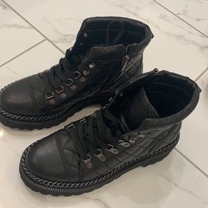 Vince Camuto quilted boots